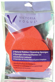 Victoria Vogue Red Rubber Sponges Round
