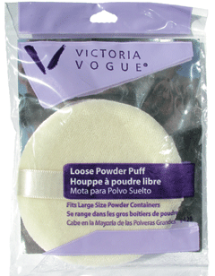 Victoria Vogue Dbl Cotton Velour 3-3/4&quot; Puff w/ ribbon