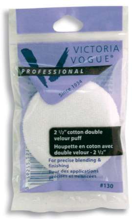 Victoria Vogue 2-1/2" Double Cotton Velour Puff